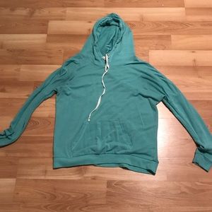 Adorable cute teal hoodie!!!